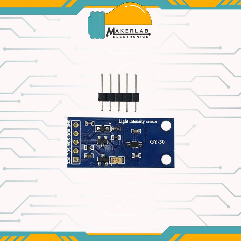 Unsoldered GY-30 BH1750FVI Module Digital Light Intensity Illumination Sensor