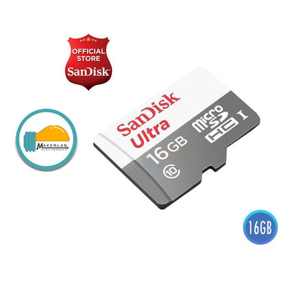 16GB l 32GB l 64GB l 128GB l 256GB | 400GB Micro SD Card for Raspberry Pi , Phone Memory Card Sandisk Ultra Class 10 Makerlab Electronics