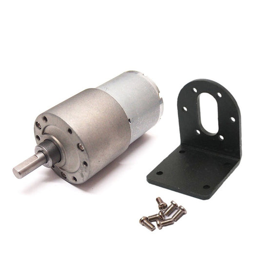 DC Gear Motor 12V 37RPM SGM37-3530 and 37mm Motor Bracket