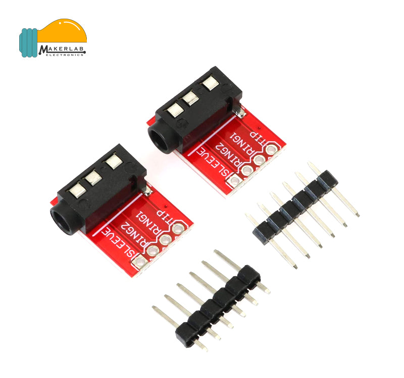 TRRS 3.5mm Jack Breakout Board Headphone Video Audio MP3 Connector