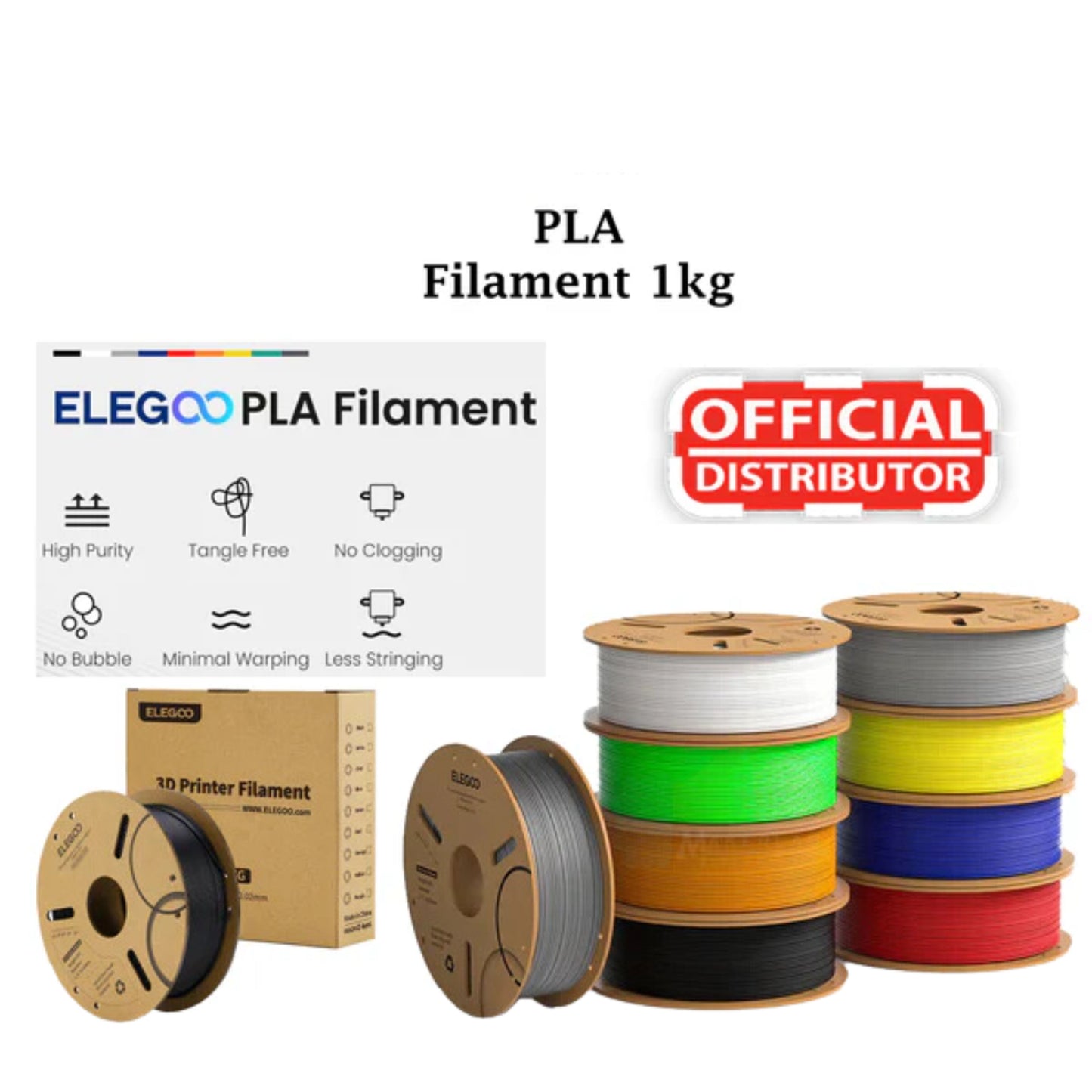 Elegoo PLA Filaments 1.75mm 1KG