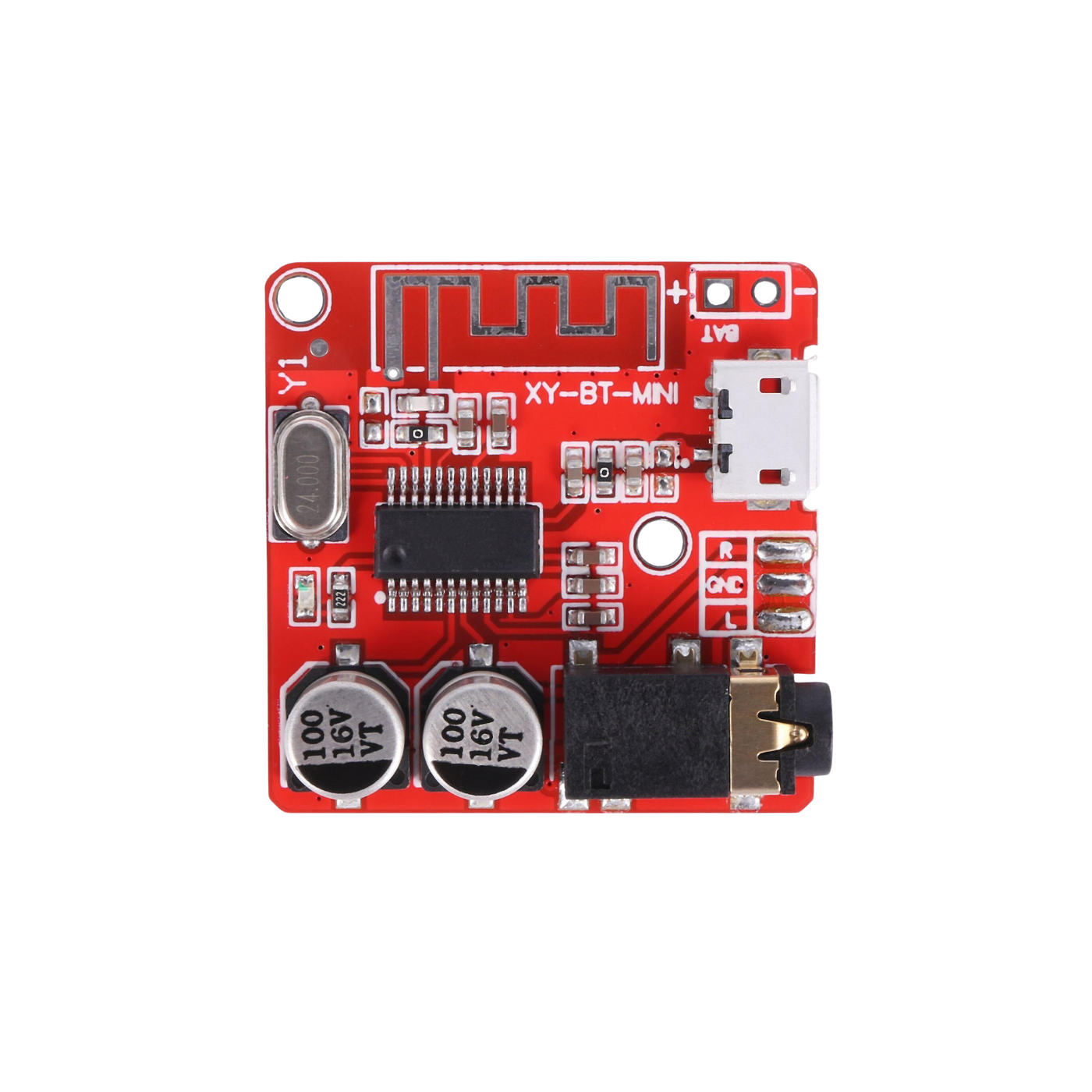 Red MP3 Bluetooth Speaker Amplifier Bluetooth 4.1 Circuit Board