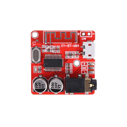 Red MP3 Bluetooth Speaker Amplifier Bluetooth 4.1 Circuit Board