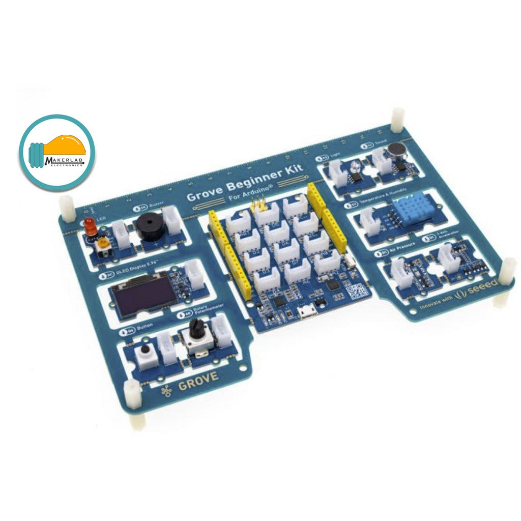 Grove Beginner Kit for Arduino with 10 Sensors and 12 Projects All-in-one Arduino Compatible Board | 110061162