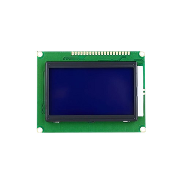 128x64 LCD Display White on Blue