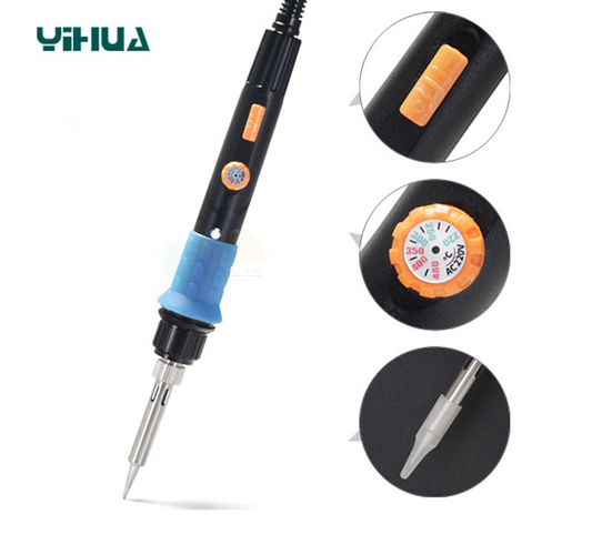 Yihua 947-VII 60W Soldering Iron Blue