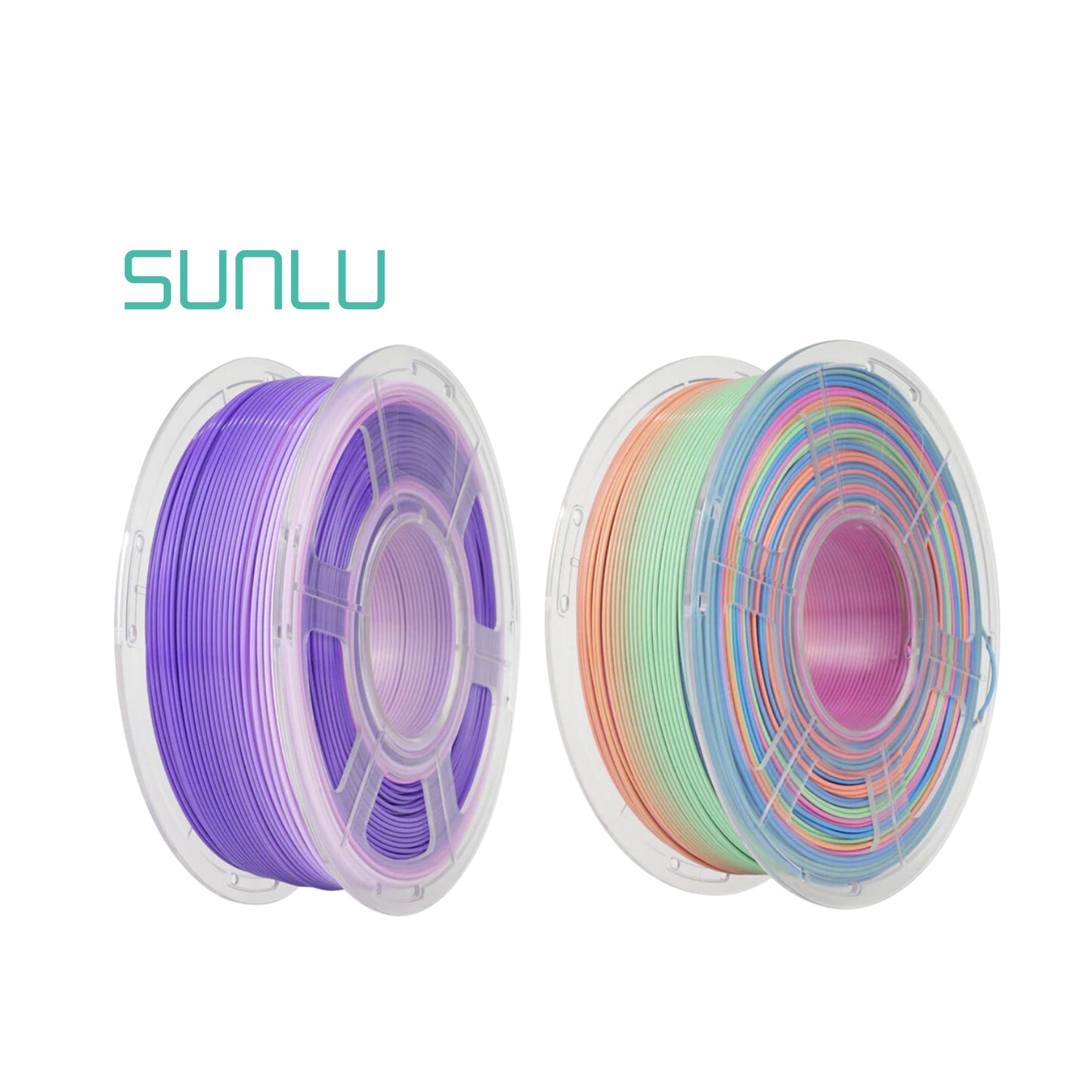 Sunlu PLA Rainbow 3D Printer Filament 03 1.75mm 1KG