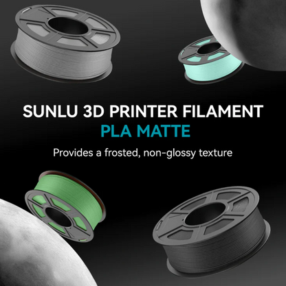 Sunlu PLA Matte 3D Printer Filament 1.75mm 1KG