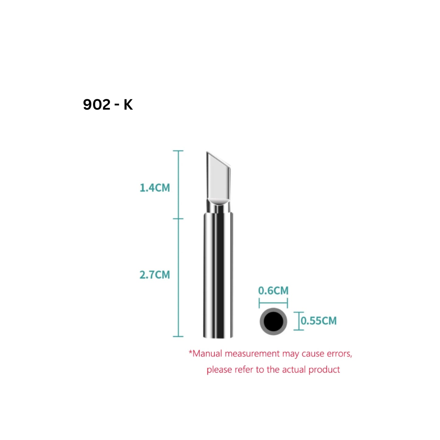 Yihua 902 Soldering Iron Tip 902-K 902-I 902-B 902-3C 902-2.4D 902-5.2 Soldering Iron Handle