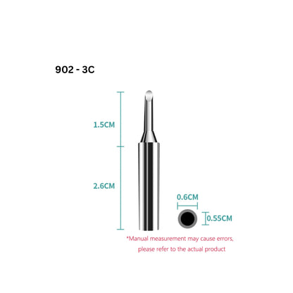 Yihua 902 Soldering Iron Tip 902-K 902-I 902-B 902-3C 902-2.4D 902-5.2 Soldering Iron Handle