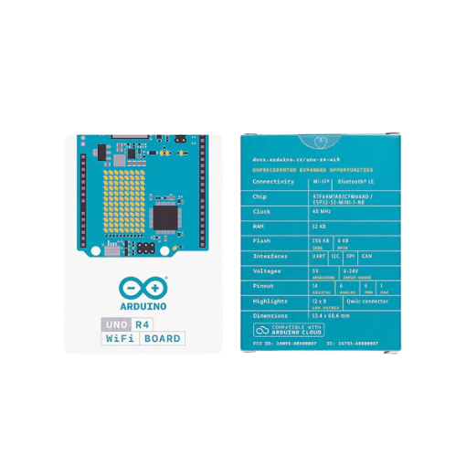 Arduino UNO R4 WiFi RA4M1 Arm® Cortex-M4 32-bit microcontroller with ESP32-S3 for Wi-Fi/Bluetooth