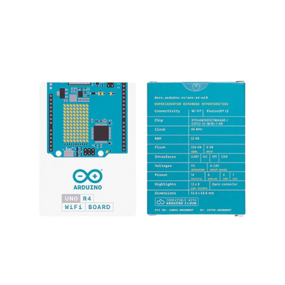 Arduino UNO R4 WiFi RA4M1 Arm® Cortex-M4 32-bit microcontroller with ESP32-S3 for Wi-Fi/Bluetooth