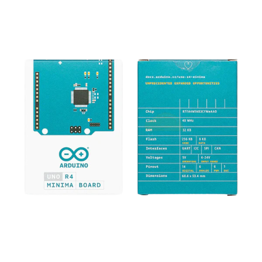 Arduino UNO R4 Minima with a powerful 32-bit microcontroller courtesy of Renesas