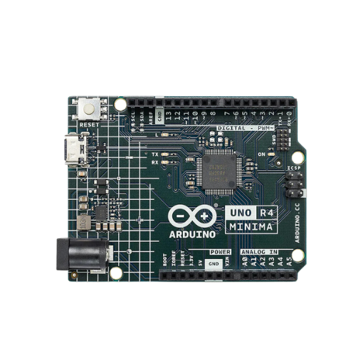 Arduino UNO R4 Minima with a powerful 32-bit microcontroller courtesy of Renesas