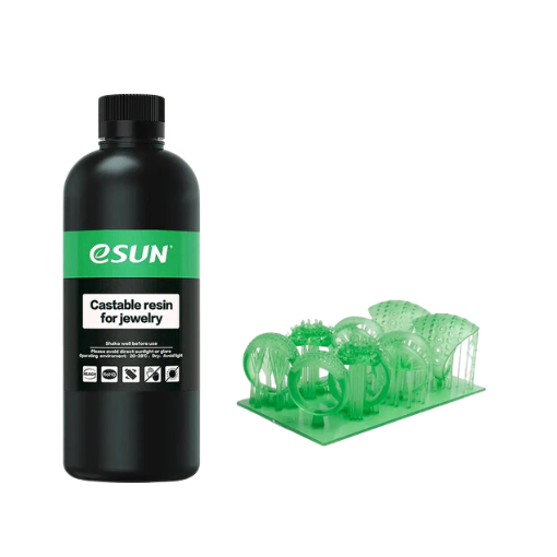 Esun Castable resin for Jewelry Green 1kg/bottle