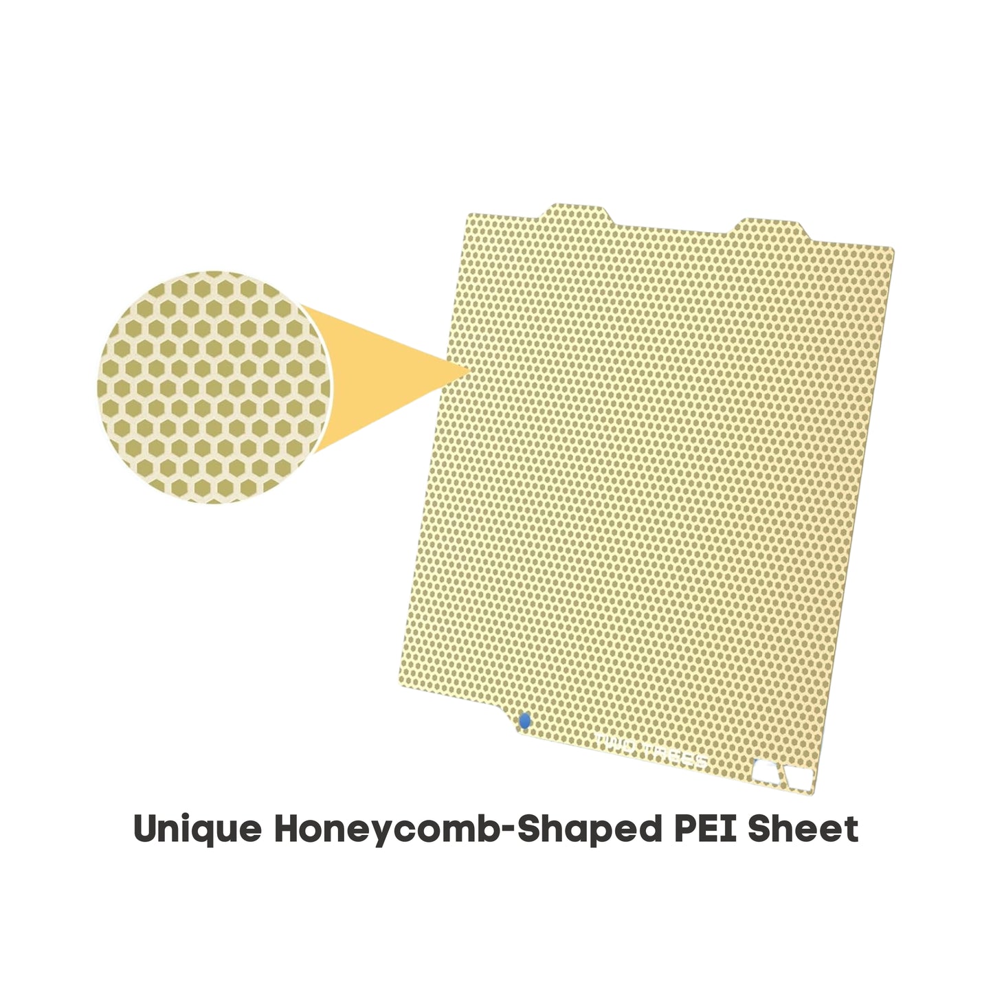 PEI Honeycomb Build Plate for Bambu Lab A1 Mini 3D Printer 184x184mm