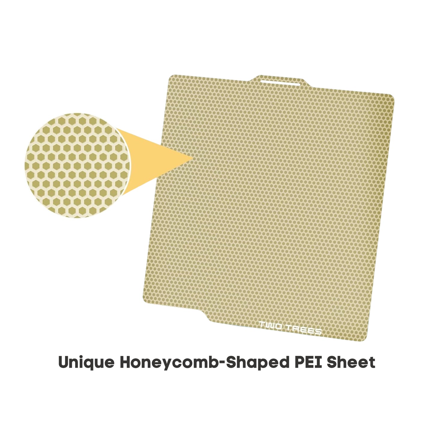 PEI Honeycomb Build Plate for Bambu Lab A1 and P1 series 3D Printer 257x257mm