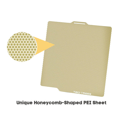 PEI Honeycomb Build Plate for Bambu Lab A1 and P1 series 3D Printer 257x257mm