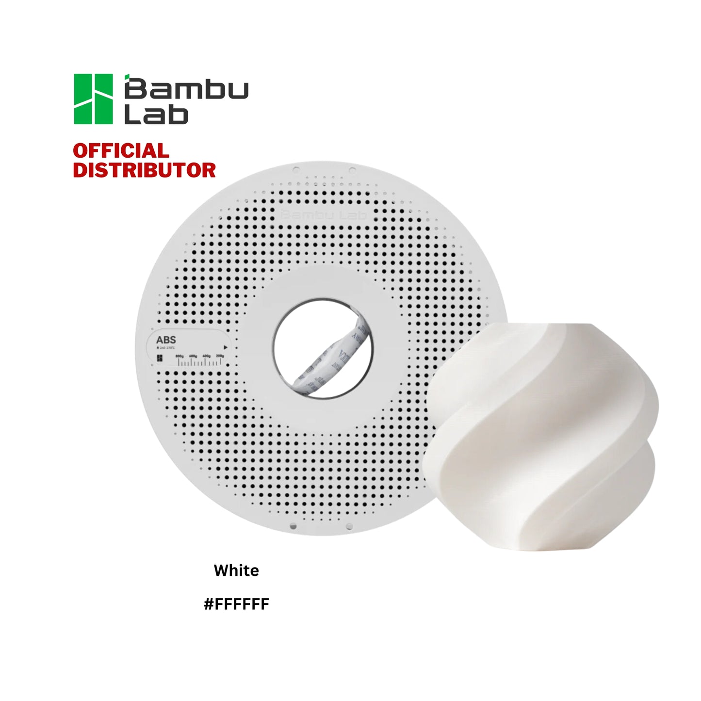 Bambu Lab ABS 3D Printer Filament 1.75mm 1KG