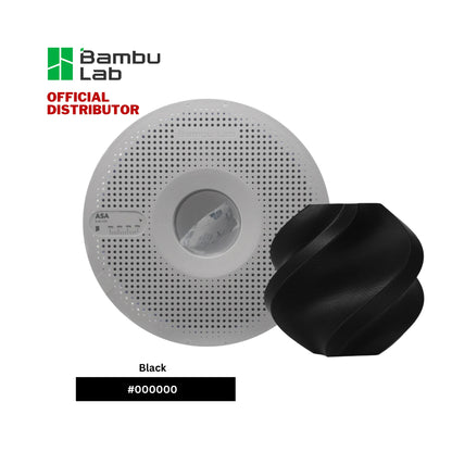 Bambu Lab 3D Printer ASA Black Filament 1.75mm 1KG