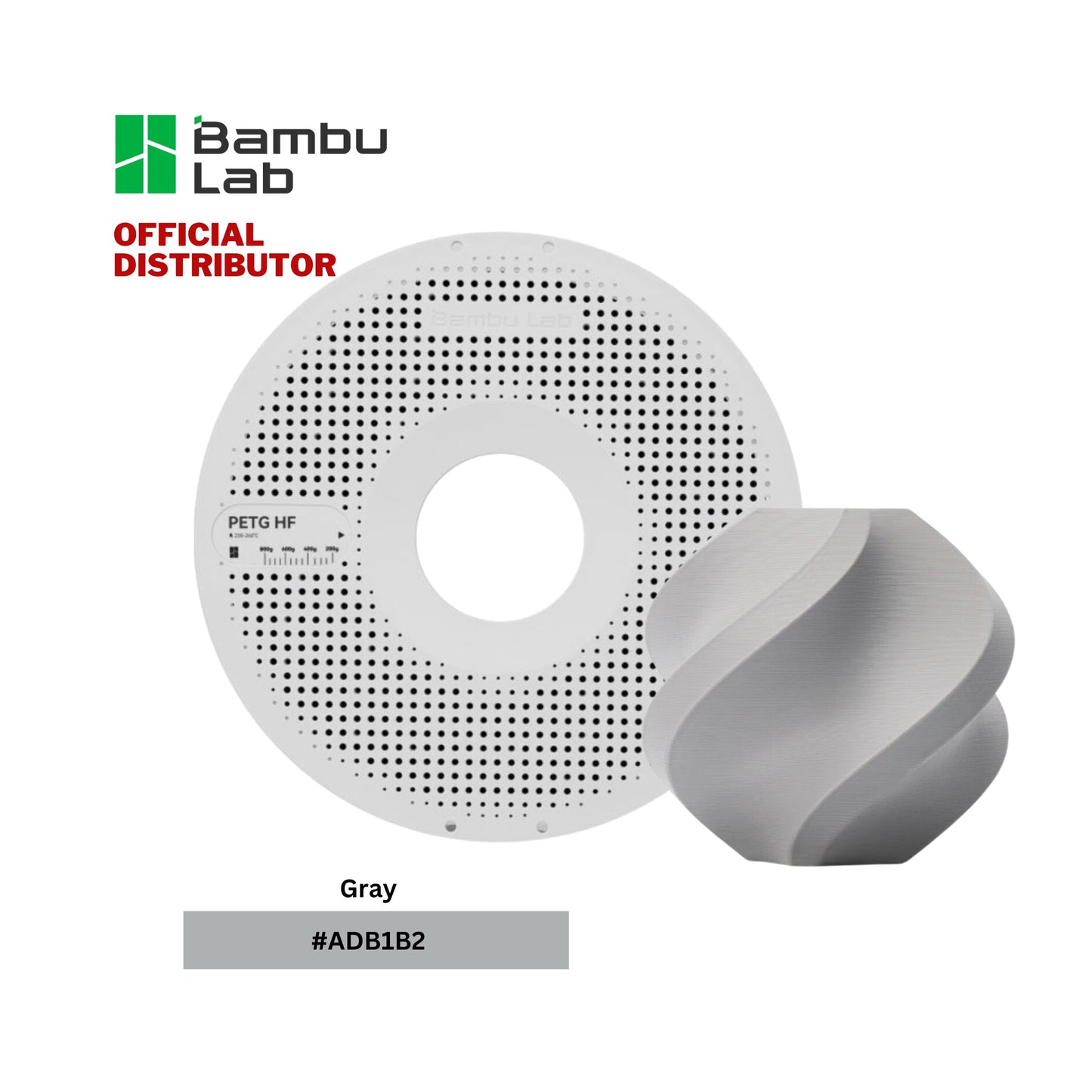 Bambu Lab 3D Printer PETG HF Filament 1.75mm 1KG