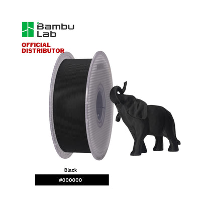 Bambu Lab 3D Printer PLA-CF Black Filament 1.75mm 1KG