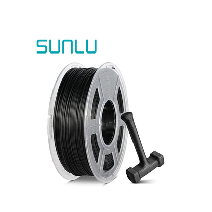 Sunlu PA6-CF (Carbon Fiber Nylon) Black 3D Printer Filament 1.75mm 1KG