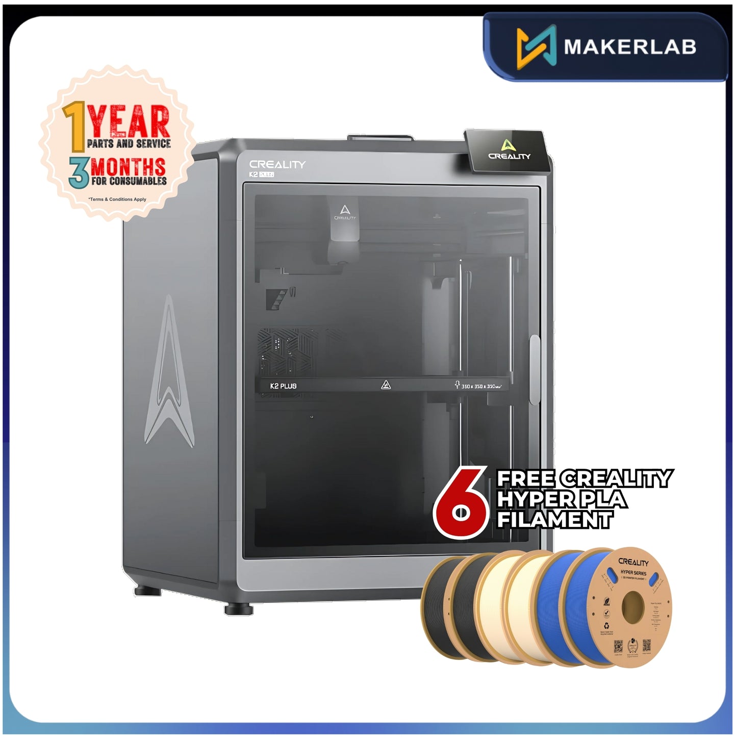 Creality K2 Plus FDM 3D Printer