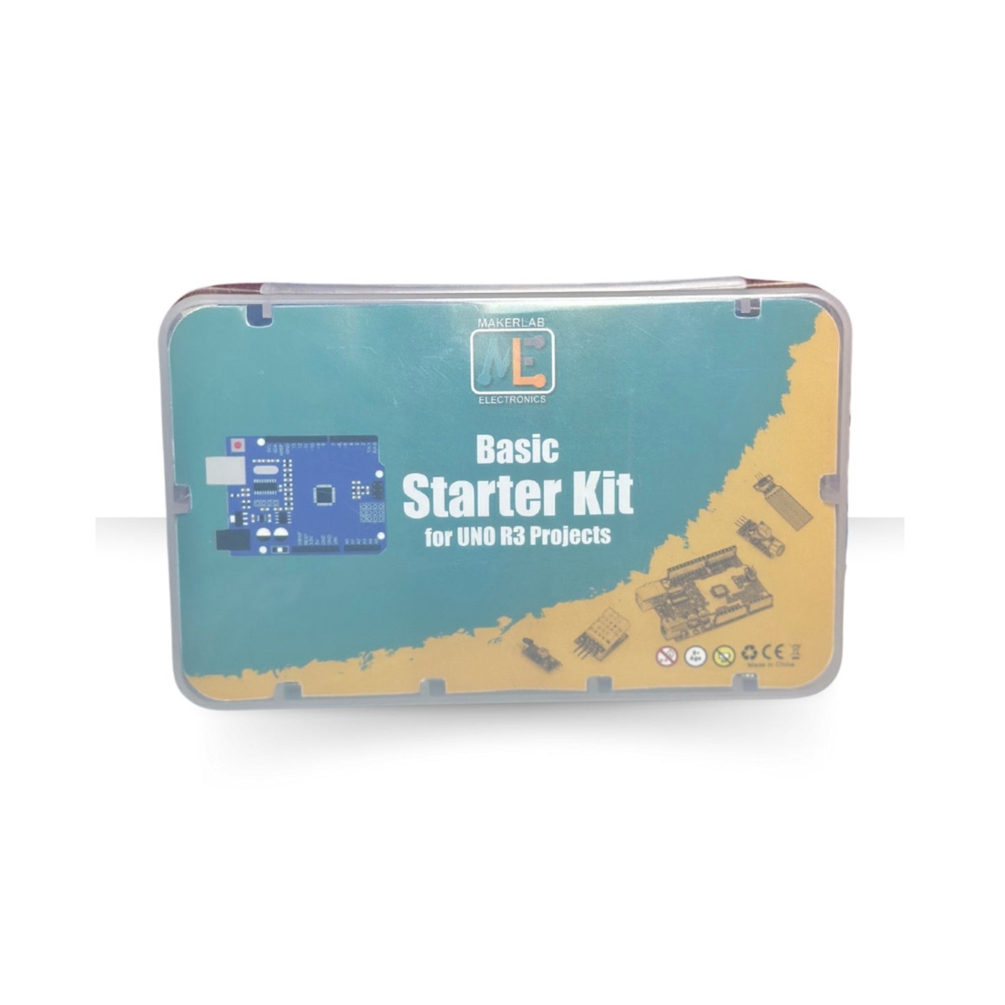 Makerlab Basic Starter Kit For Uno R3 With Tutorial Code Compatible with Arduino - Set C