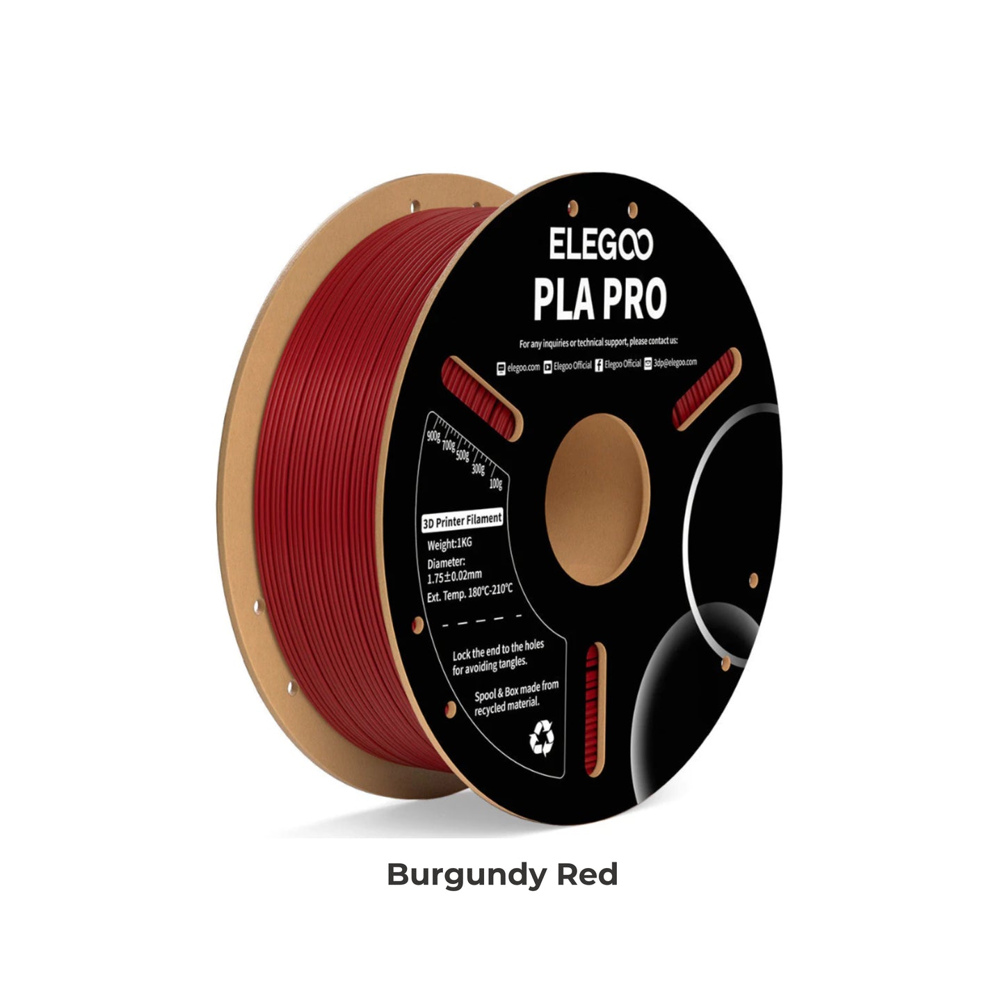 Elegoo PLA Pro 3D Printer Filament 1.75mm 1KG