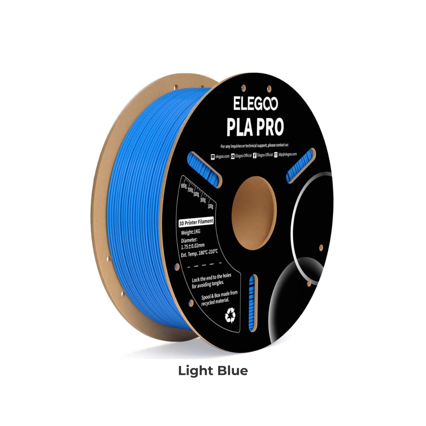 Elegoo PLA Pro 3D Printer Filament 1.75mm 1KG