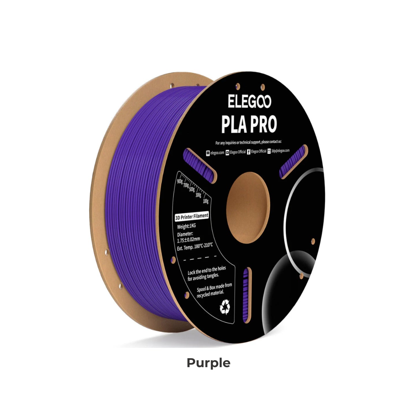 Elegoo PLA Pro 3D Printer Filament 1.75mm 1KG