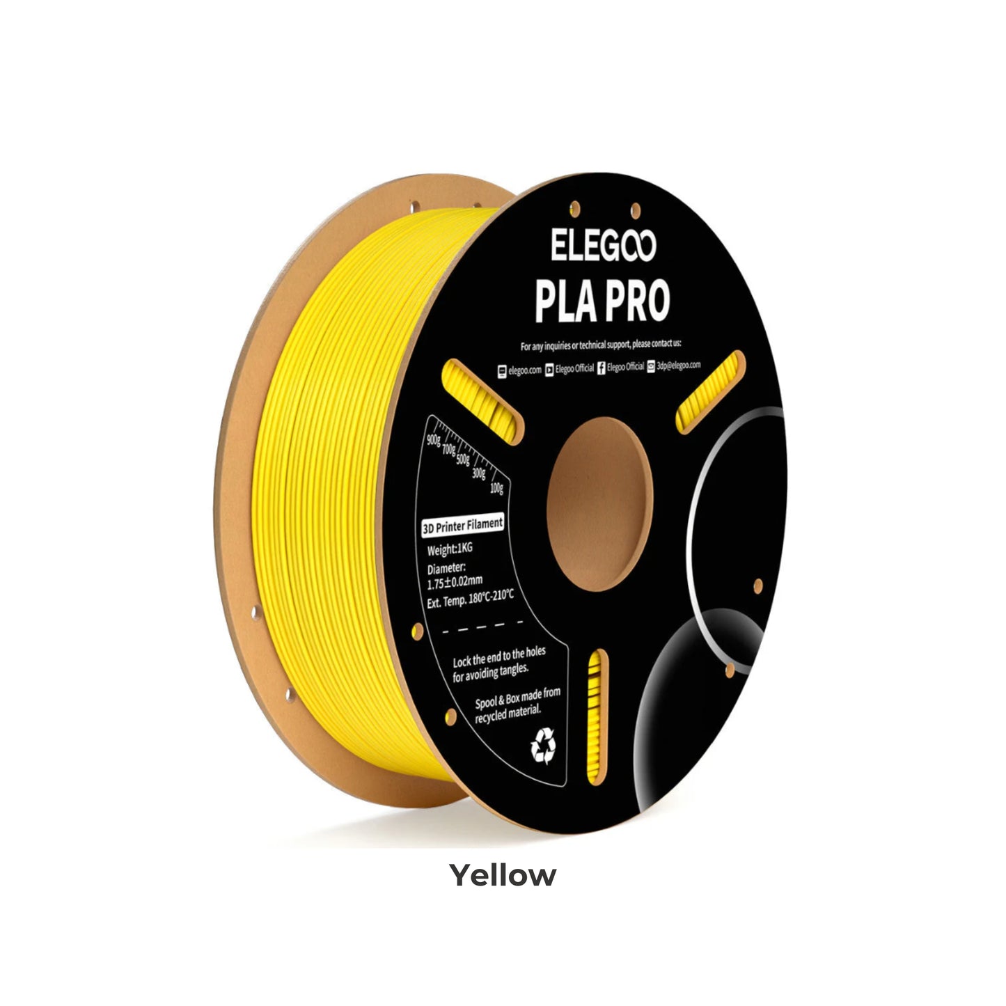 Elegoo PLA Pro 3D Printer Filament 1.75mm 1KG