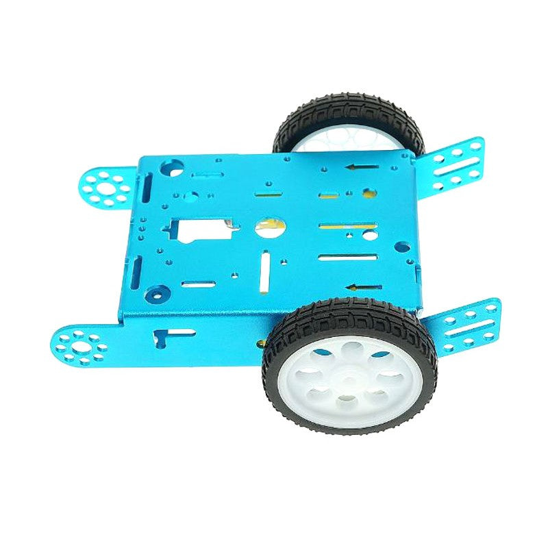 2WD Aluminum Alloy Smart Car Platform Chassis Kit