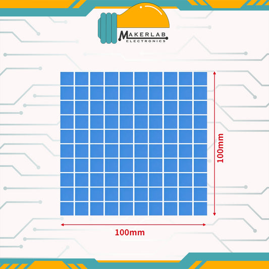 Silicone CPU heat dissipation insulating sheets 100*100*1mm