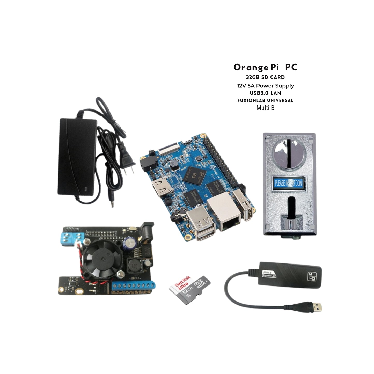 Orange Pi One 1GB Kit || Orange Pi PC Kit for Pisowifi Piso Wifi Vendo Machine (32GB SD Card)