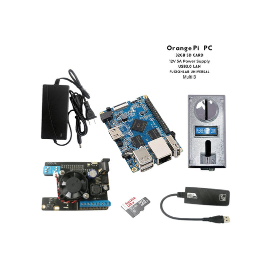 Kit Orange Pi PC H3 Quad-Core 1GB with USB Power Cable Kit for Pisowifi Piso Wifi Vendo | OPiPC Fux