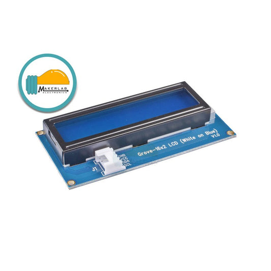 Grove - 16x2 LCD (White on Blue)