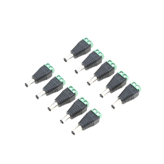 DC Barrel Jack Adapter Male - 10Pcs