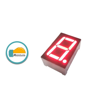 Common Cathode  0.56 Inch Red 1 Digit 7 Segment LED Display 10Pin