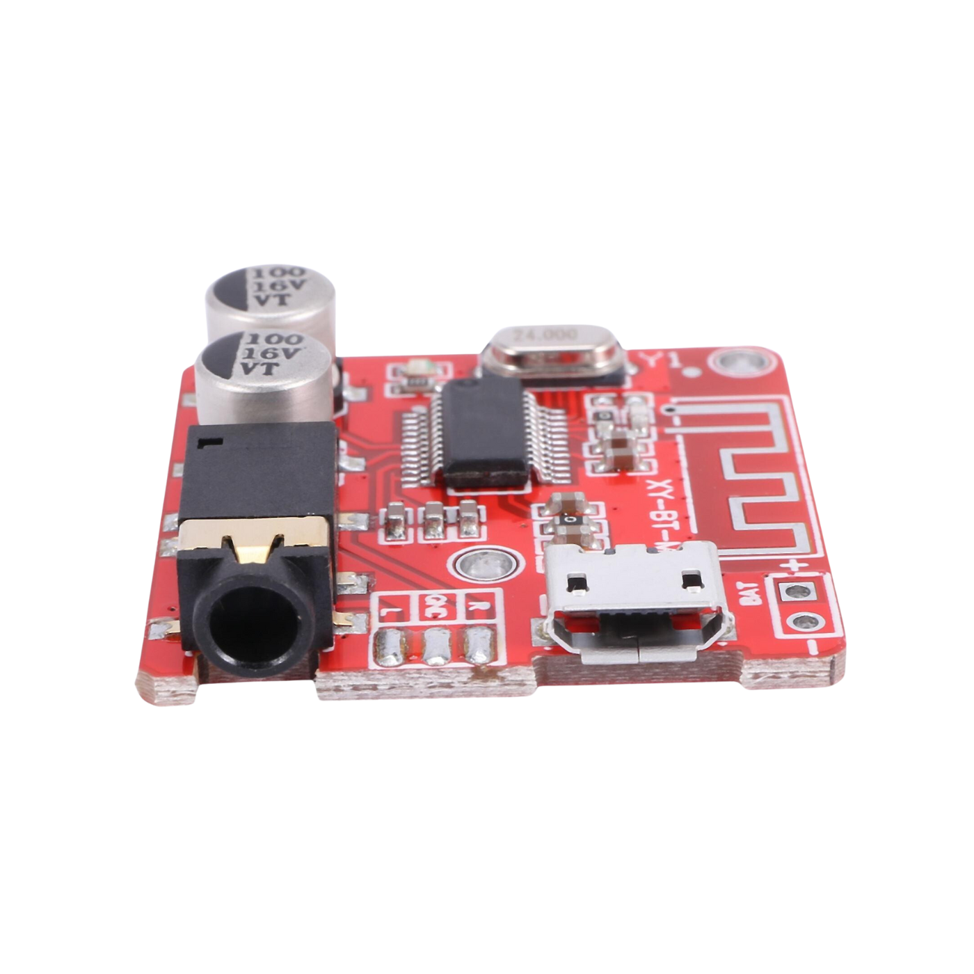 Red MP3 Bluetooth Speaker Amplifier Bluetooth 4.1 Circuit Board