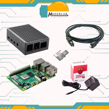 Raspberry Pi 4 Model B 8GB RAM Starter Kit OKdo Kit (NOT compatible with piso wifi OS)