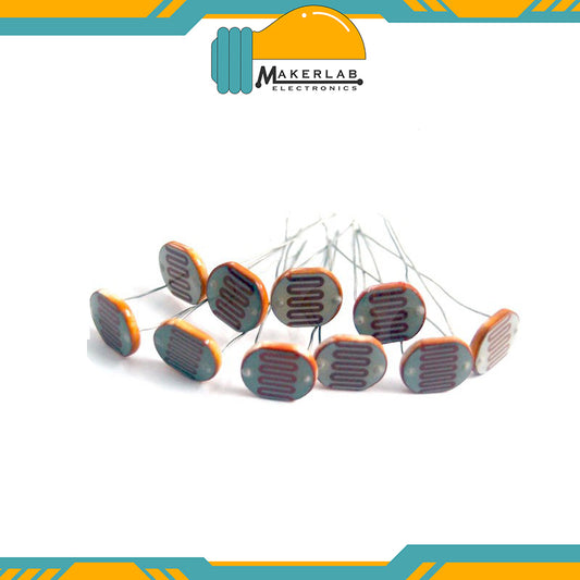 12mm LDR Light Dependent Resistor - 10Pcs