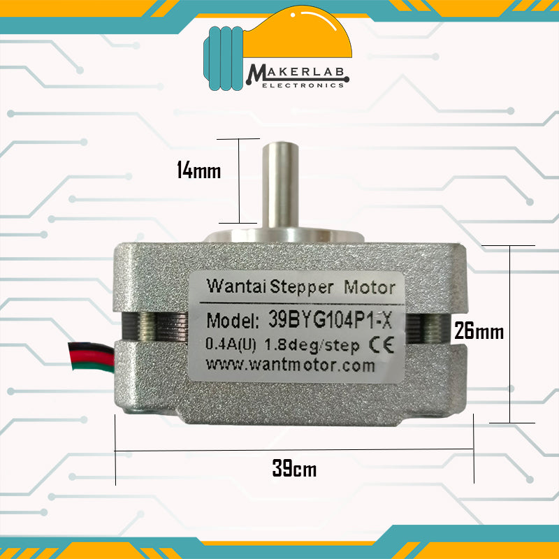 Wantai Nema 14 Stepper Motor 39BYG104P1-X