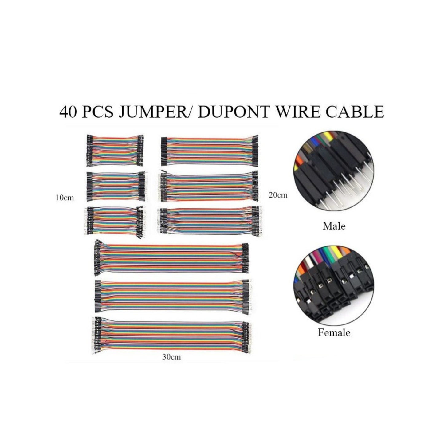 Breadboard connecting Jumper Wires Dupont Wire Cable Arduino Prototyping