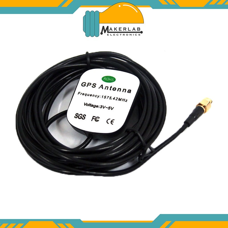 GPS Antenna SMA Male - 3 Meters