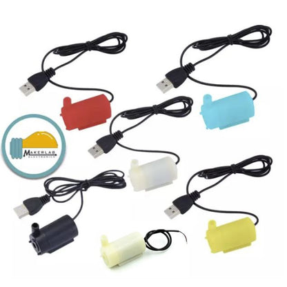 Mini Submersible Pump Water Pump Fish Tanks Aquarium Fountain DC 5V USB  non-USB Type