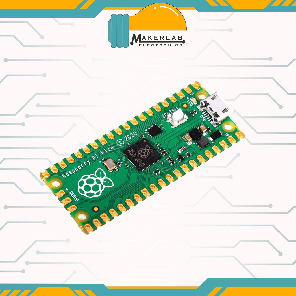 Raspberry Pi Pico RP2040 Microcontroller | Raspberry Pi Pico W