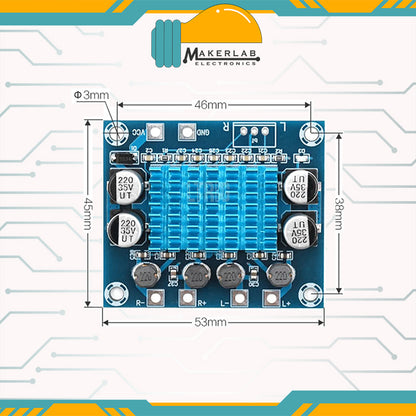 TPA3118 DC 12V-24V 60W Mono Digital Audio/TPA3110 30W+30W 2.0 Channel Digital Stereo Audio Amplifier Board