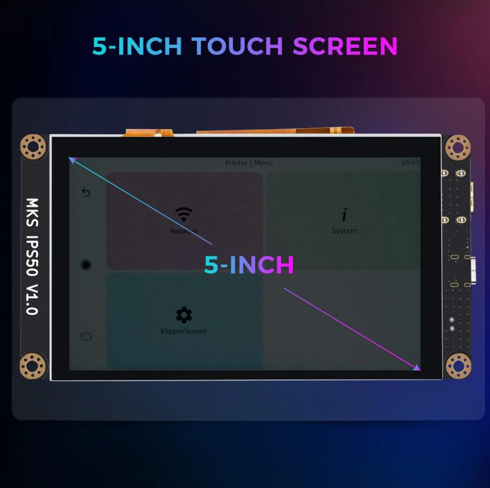 Sovol 5-inch HDMI Touch Screen Kit for SV08 3D Printer